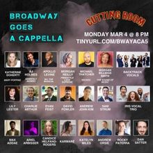 BROADWAY GOES A CAPPELLA 5 Come to The Cutting Room This March