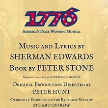 1776 to be Presented as Part of Abbey Theater of Dublin's America 250 Celebration