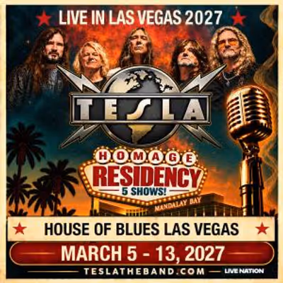 TESLA to Return to House of Blues Las Vegas