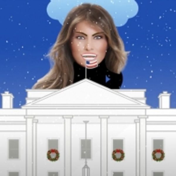 VIDEO: Natalie Charle Ellis is Melania Trump in New Animated Christmas Music Video - Broadway Theater Video
