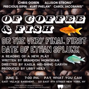 Chris Ogren, Allison Strong, and More Will Lead Reading of OF COFFEE & FISH OR THE…