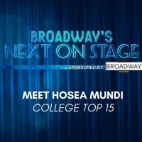 Meet the Next on Stage Top 15 Contestants - Hosea Mundi