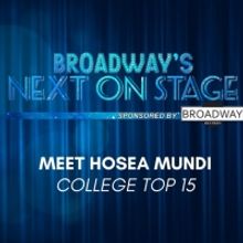 Meet the Next on Stage Top 15 Contestants - Hosea Mundi