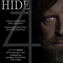 HIDE by Jeffrey Doornbos to be Presented at United Solo Festival