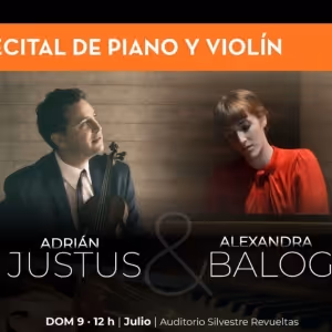 Alexandra Balog Y Adrián Justus Darán Recital En El Conservatorio Nacional De Música