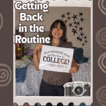 Student Blog: Getting Back into the Routine