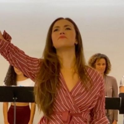TV: Solea Pfeiffer Performs 'Rainbow High' in Rehearsals for EVITA at New York City Center