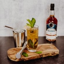 BLACK BUTTON DISTILLING Recipe to Celebrate National Mint Julep Day on 5/30