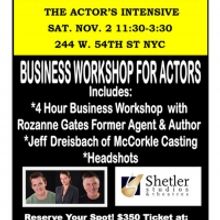 ACTING MEANS BUSINESS Actor's Intensive Announced