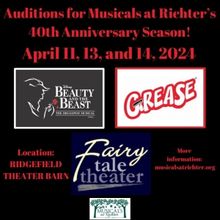 Danbury's Musicals At Richter to Hold Auditions For BEAUTY AND THE BEAST and GREASE