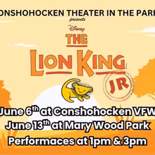 DISNEY'S THE LION KING JR. to Launch Conshohocken Theater in the Parks