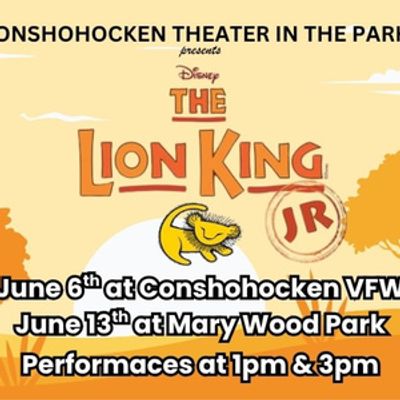 DISNEY'S THE LION KING JR. to Launch Conshohocken Theater in the Parks