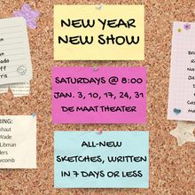 NEW YEAR NEW SHOW to Debut on Saturdays In January At Second City's De Maat Theatre