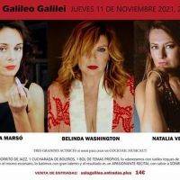 BELINDA WASHINGTON, SILVIA MARSÓ Y NATALIA VERGARA en la Galileo Galilei