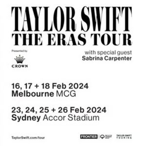 Taylor Swift | The Eras Tour Australian Merchandise Locations Confirmed