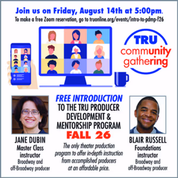 TRU to Host Free Intro Session on Producer Development & Mentorship Program Photo