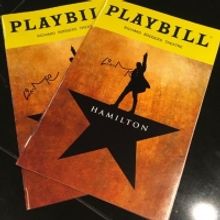 Bid To Win A Lin-Manuel Miranda Signed HAMILTON Playbill