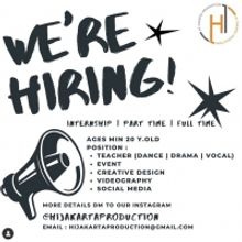 Hi Jakarta Production Seeks Vocal, Drama, and Dance Teachers as Well as Interns