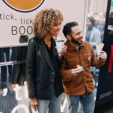 VIDEO: Watch the TICK, TICK...BOOM! Cast Meet Fans at the Moondance Diner Food Truck