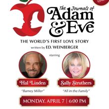 Hal Linden and Sally Struthers to Star in THE JOURNALS OF ADAM & EVE Benefit Reading