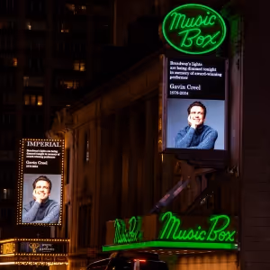 Photos: Broadway Marquees Dim In Honor Of Gavin Creel