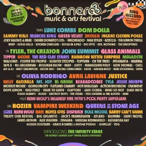 Olivia Rodrigo, Hozier, & More Join Bonnaroo Music & Arts Festival 2025 Lineup