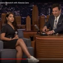 VIDEO: Watch Alessia Cara Impersonate Billie Eilish, Amy Winehouse on THE TONIGHT…