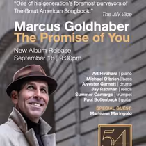 Marcus Goldhaber to Celebrate THE PROMISE OF YOU at 54 Below