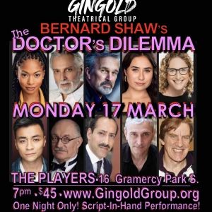 Nadia Brown, Judy Gold, Robert Cuccioli And More To Lead THE DOCTOR'S DILEMMA At The…