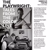 The Actors Studio to Present THE PLAYWRIGHT: TALES FROM THE COLOR LINE This Spring