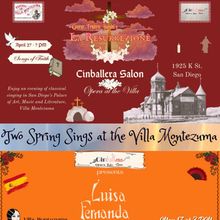 LA RESURREZIONE and LUISA FERNANDA to be Presented at Villa Montezuma This Spring