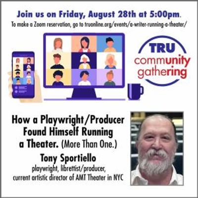 Theater Resources Unlimited to Host Zoom Talk With Tony Sportiello