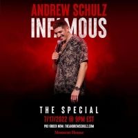 Comedian Andrew Schulz to Premiere Stand-Up Special INFAMOUS via Moment House