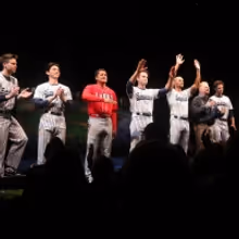 VIDEO: Watch TAKE ME OUT Cast Take Opening Night Bows