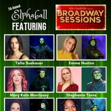 Former WICKED Stars Unite For Broadway Sessions Annual ELPHABALL, October 12