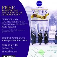 Speranza Theatre Company Presents VOTES FOR WOMEN Socially Distanced Performances In…
