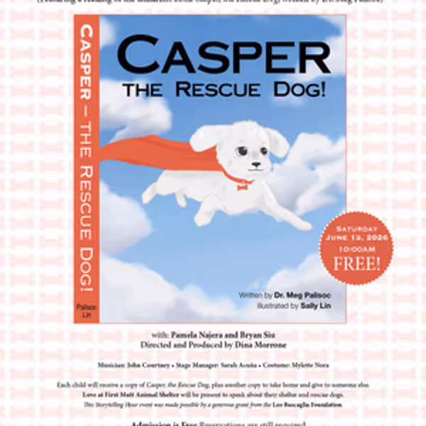 CASPER, THE RESCUE DOG Storytelling Event Will Come to Theatre West Photo