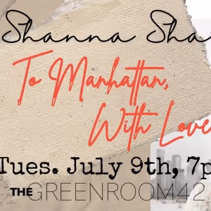 Shanna Sharp to Perform at The Green Room 42 in July