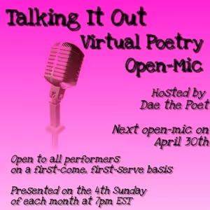 TALKING IT OUT FEST to Host Virtual Poetry Open-Mic Tonight