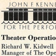 Theatre Life with Richard W. Kidwell