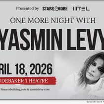 Yasmin Levy to Bring ONE MORE NIGHT WITH YASMIN LEVY to the Studebaker Theatre