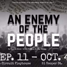 AN ENEMY OF THE PEOPLE to Open at The Circuit Playhouse