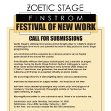 Zoetic Stage Launches the Finstrom Festival of New Works