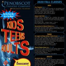 Penobscot Theatre Company Announces Fall Dramatic Academy Classes