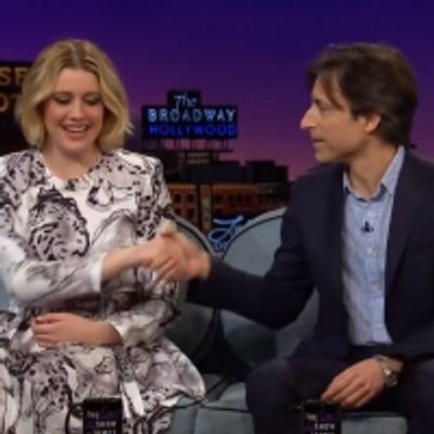VIDEO: Greta Gerwig & Noah Baumbach Talk About Being Oscars Rivals on THE LATE LATE SHOW WITH JAMES CORDEN