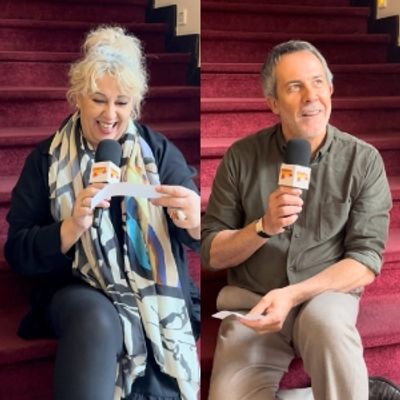 Eva Diago y Jos&eacute; Navar juegan a reconocer frases de personajes anteriores