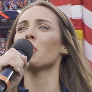 Video: THE OUTSIDERS' Emma Hearn Sings Anthem at Broncos Game in Denver