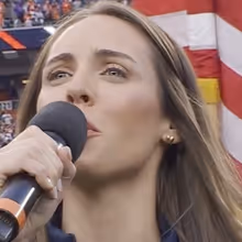 Video: THE OUTSIDERS' Emma Hearn Sings Anthem at Broncos Game in Denver
