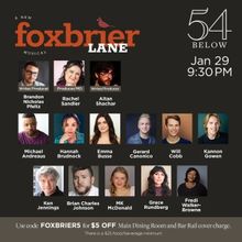 Cast Announced for FOXBRIER LANE New York Premiere At 54 Below