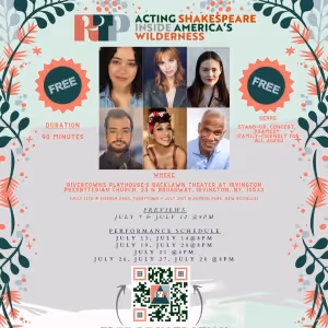 Rivertowns Playhouse to Present ACTING SHAKESPEARE INSIDE AMERICA'S WILDERNESS